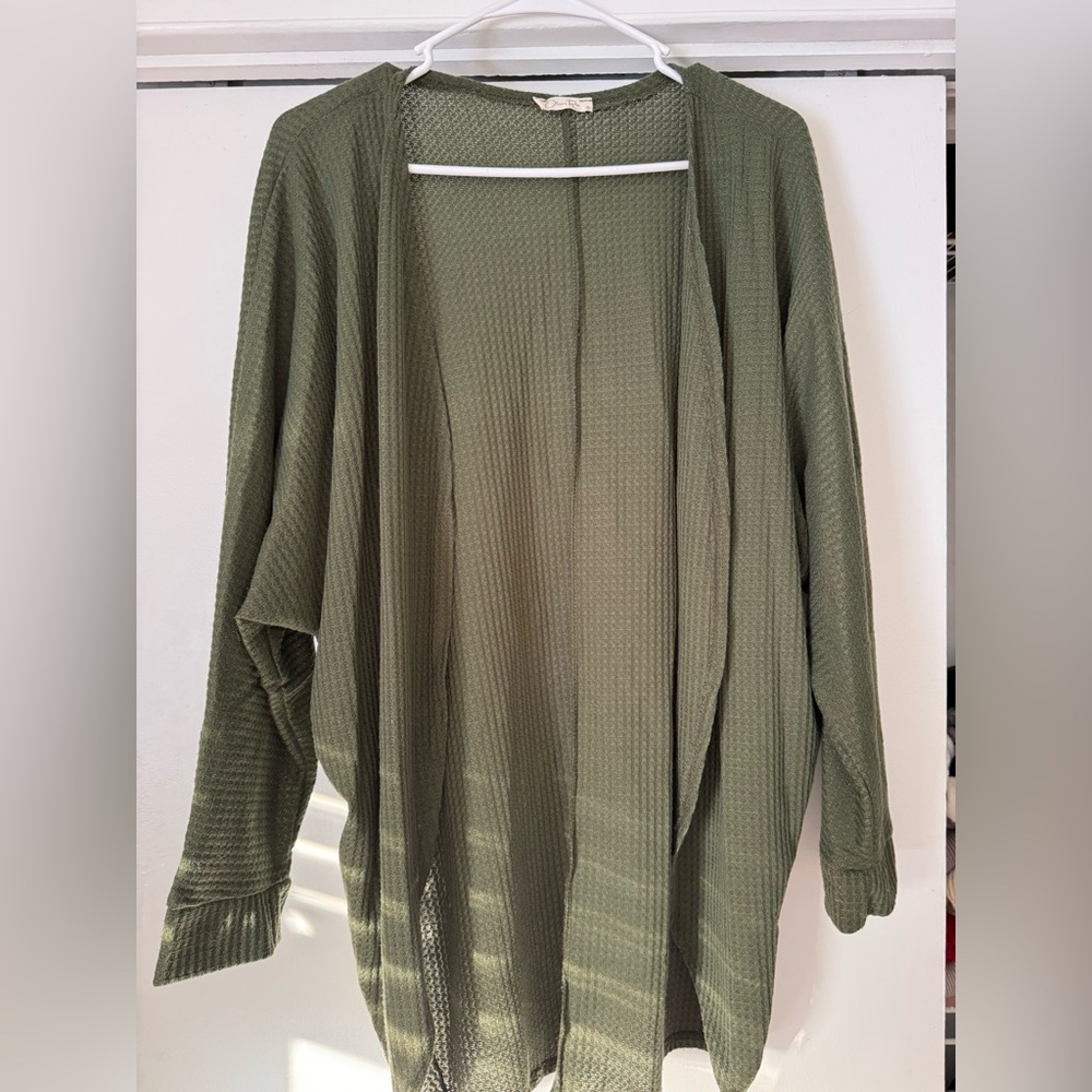 Olivia Rae olive green cardigan